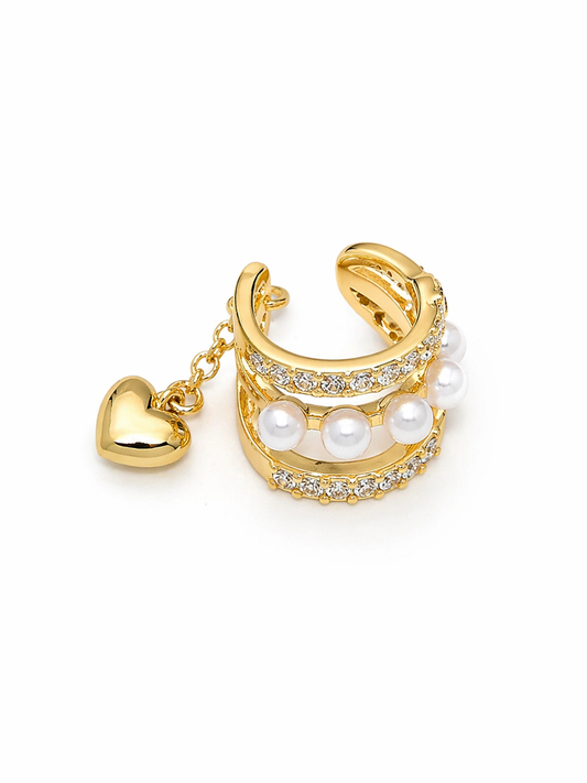İnci Işıltı Ear Cuff